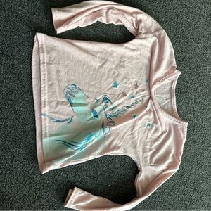 Girls Unicorn pj top